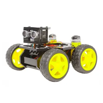 Science Education Toys Four Wheeled Car Robot Trace Programming App Control Obstacle Avoidance Function
Science Education Toys Four Wheeled Car Robot Trace Programming App Control Obstacle Avoidance Function