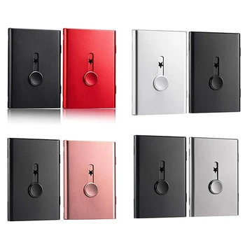 2 Pack Business Card Holder, Thumb Drive Card Case Slide-Out Stainless Steel Business Card Holder Card Case for Men and Women Ar
2 Pack Business Card Holder, Thumb Drive Card Case Slide-Out Stainless Steel Business Card Holder Card Case for Men and Women Ar