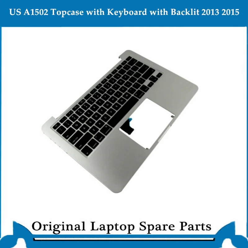Original Top case for Macbook Pro Retina 13 inch A1502 Palmrest with Keyboard Backlit 13' US Sliver 2013 2015
Original Top case for Macbook Pro Retina 13 inch A1502 Palmrest with Keyboard Backlit 13' US Sliver 2013 2015