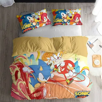 HELENGILI 3D Bedding Set Sonic Print Duvet Cover Set Bedcloth with Pillowcase Bed Set Home Textiles #SONIC02
HELENGILI 3D Bedding Set Sonic Print Duvet Cover Set Bedcloth with Pillowcase Bed Set Home Textiles #SONIC02