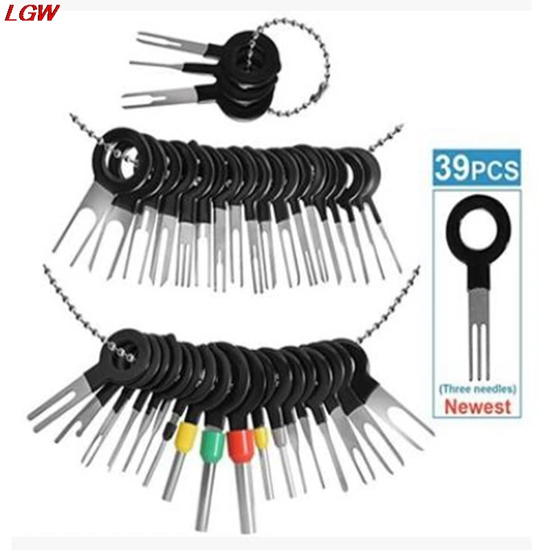 39pcs Car plug terminal removal tool Needle picking harness terminal Needle picking and retracting device terminal ejector kit
39pcs Car plug terminal removal tool Needle picking harness terminal Needle picking and retracting device terminal ejector kit