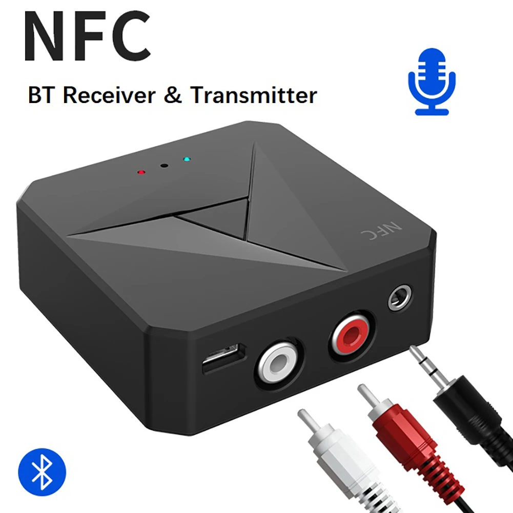 2 in 1 Bluetooth 5.0 Receiver Transmitter 3.5mm AUX Jack Music Wireless Audio Adapter Handsfree Call Microphone NFC Car Kit
2 in 1 Bluetooth 5.0 Receiver Transmitter 3.5mm AUX Jack Music Wireless Audio Adapter Handsfree Call Microphone NFC Car Kit