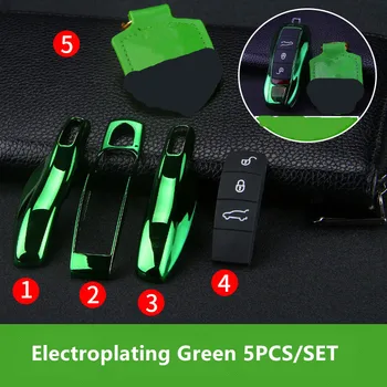 5PCS Electroplating Car Key Case Cover Shell Chrome Color For Porsche Cayenne Macan 911 Boxster Cayman Panamera Key Buckle Rings
5PCS Electroplating Car Key Case Cover Shell Chrome Color For Porsche Cayenne Macan 911 Boxster Cayman Panamera Key Buckle Rings