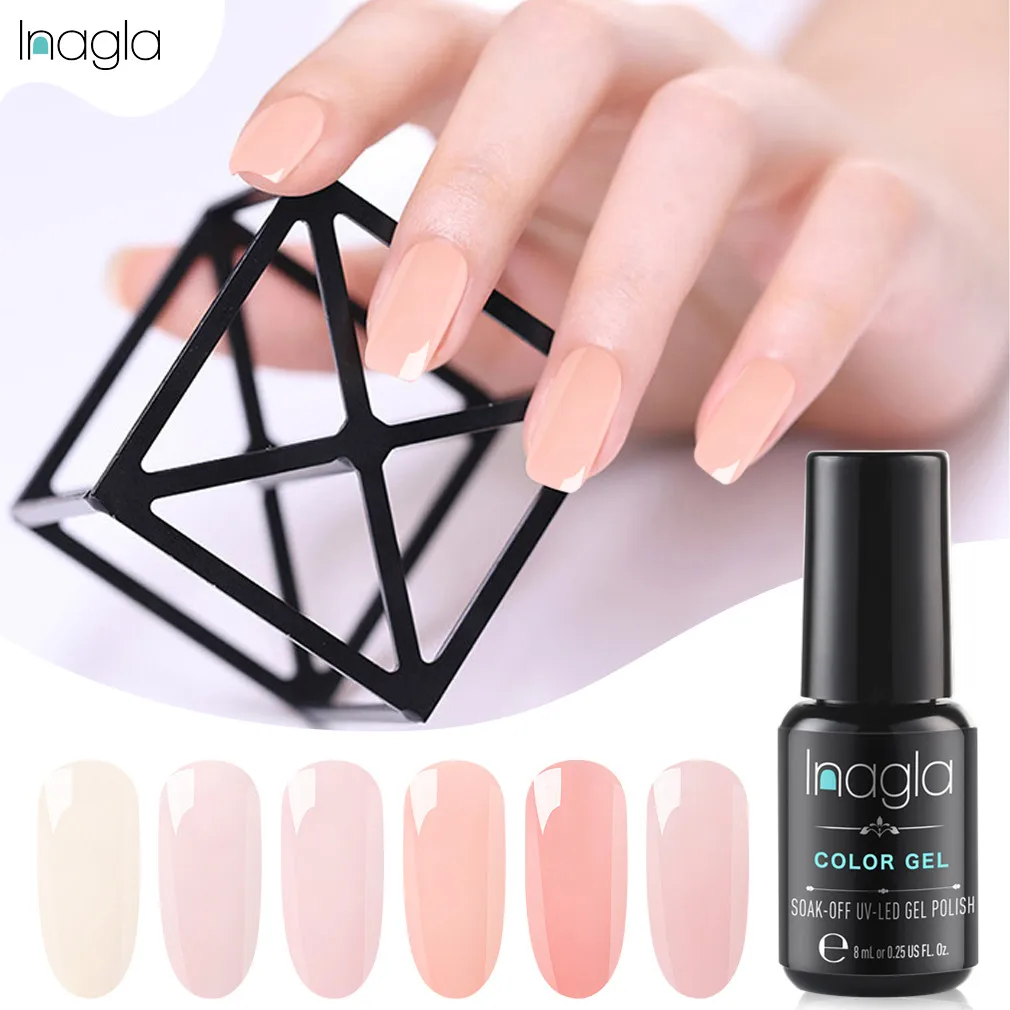 Inagla 8ML Two-Step Color Base Coat Soak Off Two Using Ways Nail Polish UV LED Gel Lak Soak Off Nail Art Base Caot Gel Varnish
Inagla 8ML Two-Step Color Base Coat Soak Off Two Using Ways Nail Polish UV LED Gel Lak Soak Off Nail Art Base Caot Gel Varnish