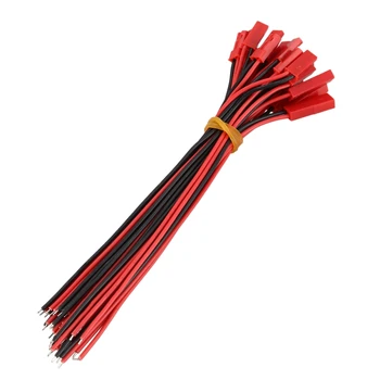 

10 Pairs 150mm JST Connector Plug Cable Line Male+Female for RC BEC Lipo Battery