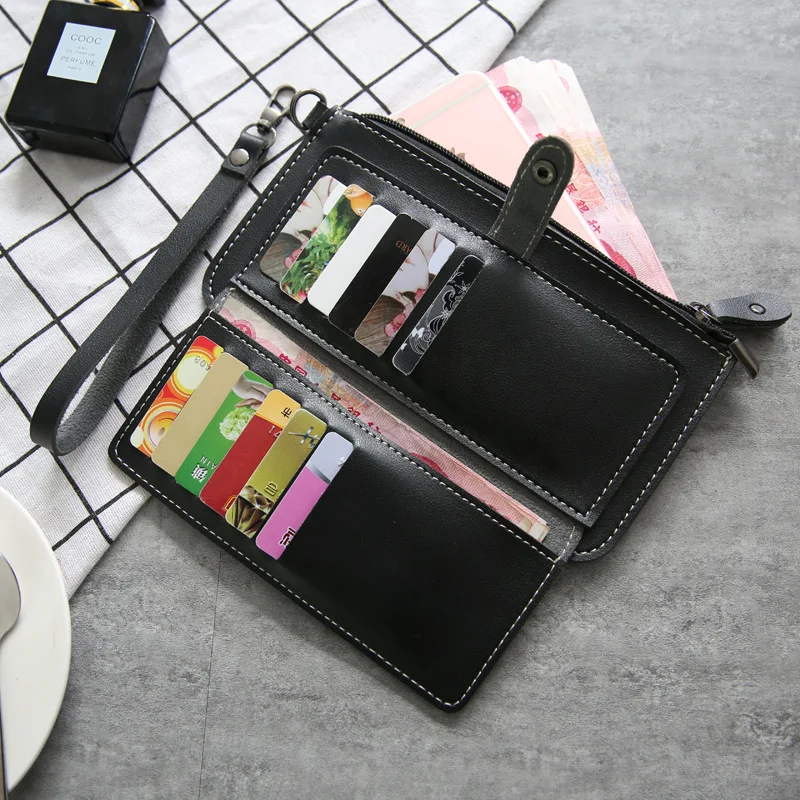 2019 New Women's Long Multi-function Zipper Multi-card Hand Buckle Student Wallet
2019 New Women's Long Multi-function Zipper Multi-card Hand Buckle Student Wallet