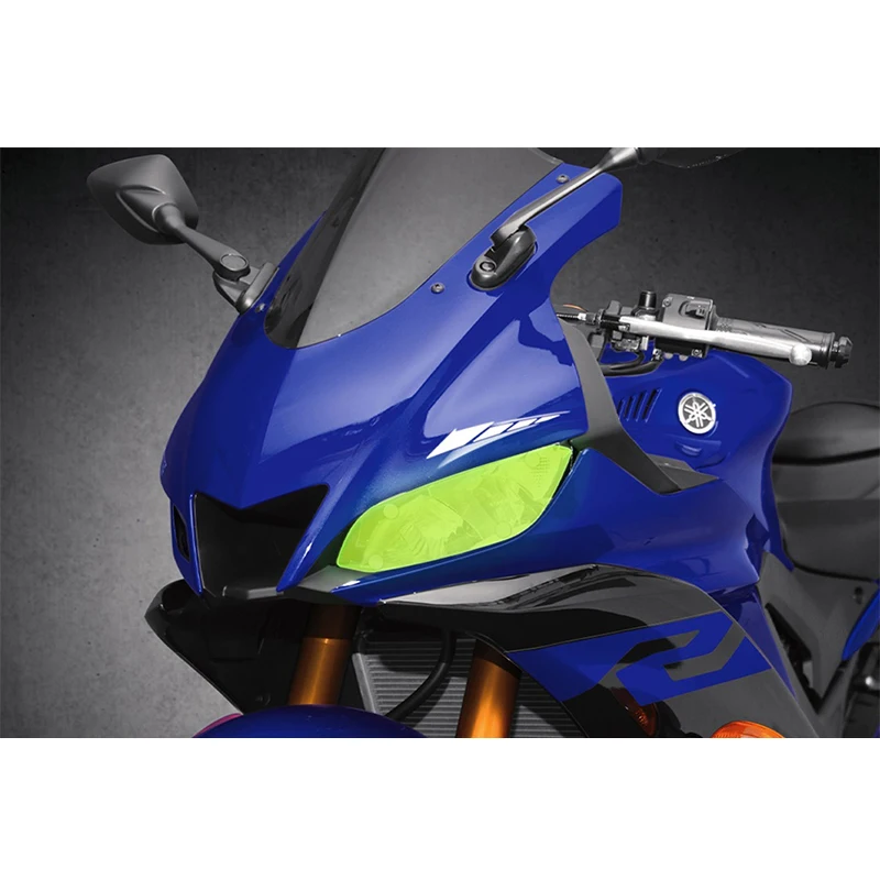 Free Shipping 19- R3 R25 Front Headlight Head Light Lamp Screen Protection Acrylic Lens Cover For Yamaha YZF R3 R25 2019 20207