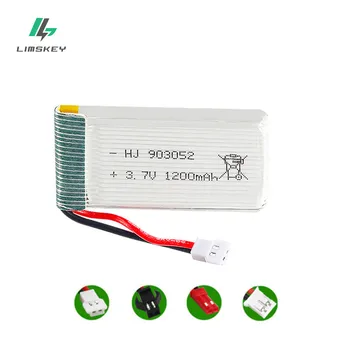 3.7V 1200mAh 25C Lipo Battery for Syma X5 X5C X5SW X5SC X5S X5SC-1 M18 H5P RC Quadcopter 1200mAh 903052 3.7V battery for SYMA
3.7V 1200mAh 25C Lipo Battery for Syma X5 X5C X5SW X5SC X5S X5SC-1 M18 H5P RC Quadcopter 1200mAh 903052 3.7V battery for SYMA
