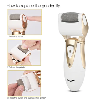 Rechargeable Foot Dead Dry Callus Skin Remover Pedicure Dead Skin Remover Heel Grinding Exfoiliator with Rough Fine Rollers Head
Rechargeable Foot Dead Dry Callus Skin Remover Pedicure Dead Skin Remover Heel Grinding Exfoiliator with Rough Fine Rollers Head
