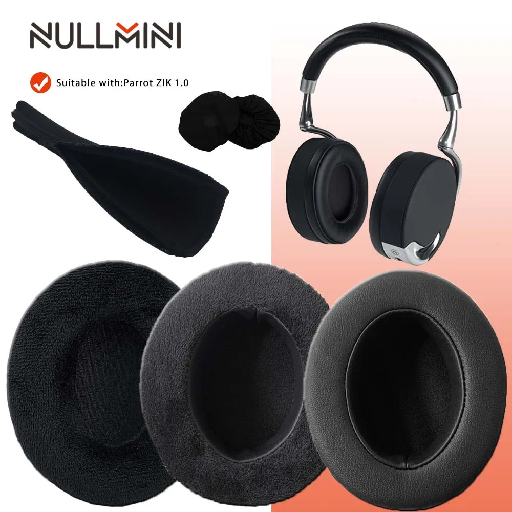 NullMini Сменные амбушюры для Parrot ZIK 1 0 гарнитура подушки наушников растягивающийся