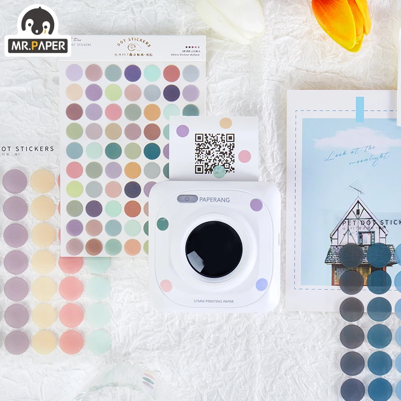 Mr.paper 6 styles 120pcs Sticker Light Time Multicolor Dot Deco Diary Washi Wove Sticker Scrapbooking Plan Decorative Stationery
Mr.paper 6 styles 120pcs Sticker Light Time Multicolor Dot Deco Diary Washi Wove Sticker Scrapbooking Plan Decorative Stationery