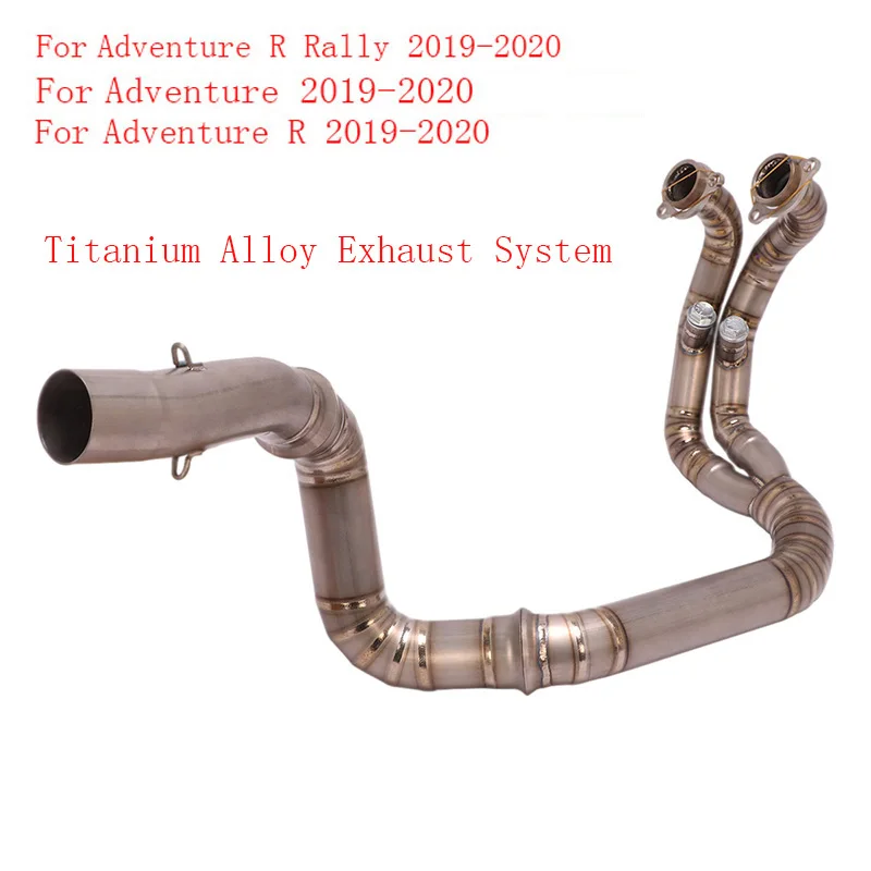 Motorcycle Exhaust Header Front Connect Link Pipe Titanium Alloy Exhaust System for KTM 790 Adventure 790 Adventure R 2019-2020
Motorcycle Exhaust Header Front Connect Link Pipe Titanium Alloy Exhaust System for KTM 790 Adventure 790 Adventure R 2019-2020