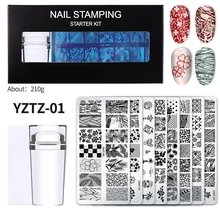 Nail Stamping Plates Set 8 Stainless Steel Plates With Vairous Patterns Nail Art Supplies Nail Stamper Kit Gift For Girlfriend
Nail Stamping Plates Set 8 Stainless Steel Plates With Vairous Patterns Nail Art Supplies Nail Stamper Kit Gift For Girlfriend