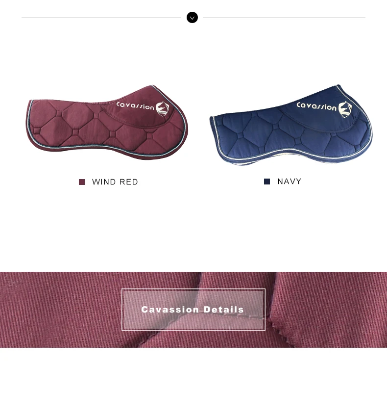 Cavassion Equine Correction Half Saddle Pad when Riding Horses on Horse Back Cavassion Equine Correction Half Saddle Pad when Riding Horses on Horse Back