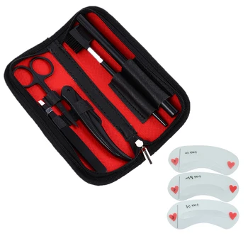 1 Set Eyebrow Tools Set Portable Eyebrow Tweezers Trimmer Eyebrow Shaper Kit
1 Set Eyebrow Tools Set Portable Eyebrow Tweezers Trimmer Eyebrow Shaper Kit