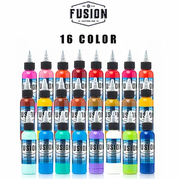 Permanent Professional Tattoo Ink 16 Color 1oz / 30ml Bottle Delicate Texture Lasting Tattoo Ink Quick Pigment Set.
Permanent Professional Tattoo Ink 16 Color 1oz / 30ml Bottle Delicate Texture Lasting Tattoo Ink Quick Pigment Set.