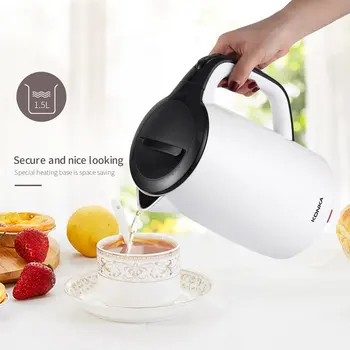 Stainless Steel Electric Water Kettle High Power Double Layers Scald Proof Kettle Auto-off Quick Electric Boiling Pot
Stainless Steel Electric Water Kettle High Power Double Layers Scald Proof Kettle Auto-off Quick Electric Boiling Pot