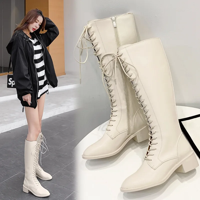Riding Boots 2019 New Style Autumn Bandage Cloth Knee Thigh Boot Biker Boots Women's Boots Chunky-Heel Hose Short-height Boots
Riding Boots 2019 New Style Autumn Bandage Cloth Knee Thigh Boot Biker Boots Women's Boots Chunky-Heel Hose Short-height Boots