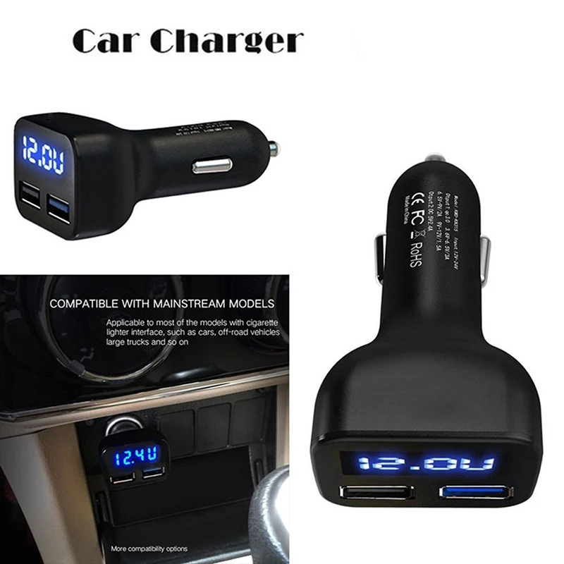 Volt Amp Meter Cell Phone Accessories Car Cradles Car Cigarette Lighter charger LED Display
Volt Amp Meter Cell Phone Accessories Car Cradles Car Cigarette Lighter charger LED Display