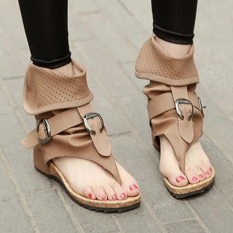 Short Boots Belt Buckle Woman Boots Leisure Time Women's Shoes Level With Hollow Out Personality Cool Boots Sandals
Short Boots Belt Buckle Woman Boots Leisure Time Women's Shoes Level With Hollow Out Personality Cool Boots Sandals
