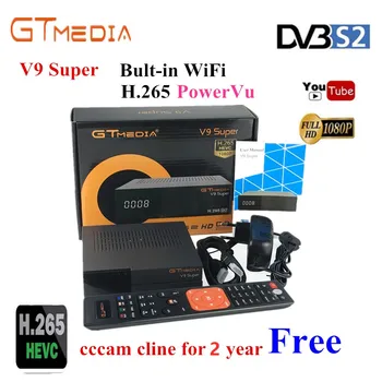 V9 Super DVB-S2 H.265 récepteur satellite gratuit CCcam Europe intégré WIFI téléviseurs numériques décodeur même GTmedia V8 Nova
V9 Super DVB-S2 H.265 récepteur satellite gratuit CCcam Europe intégré WIFI téléviseurs numériques décodeur même GTmedia V8 Nova