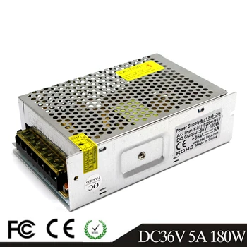 Universal 36V 5A 180W Power Supply Switch Switching Led Driver Transformer 110v 220v AC To Dc36v SMPS for CNC Machine DIY CCTV 
Universal 36V 5A 180W Power Supply Switch Switching Led Driver Transformer 110v 220v AC To Dc36v SMPS for CNC Machine DIY CCTV