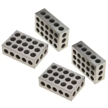 1-2-3 Blocks Matched 2 Pair 23 Holes (1 Inch X2 Inch X3 Inch) 123 Set Precision Machinist Milling
1-2-3 Blocks Matched 2 Pair 23 Holes (1 Inch X2 Inch X3 Inch) 123 Set Precision Machinist Milling