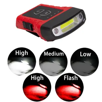 COB LED Cap Light Finger Sensor Hat Headlight Headlamp Head Flashlight Cap Light Clip On Light Night Fishing Outdoor Head Lamp
COB LED Cap Light Finger Sensor Hat Headlight Headlamp Head Flashlight Cap Light Clip On Light Night Fishing Outdoor Head Lamp