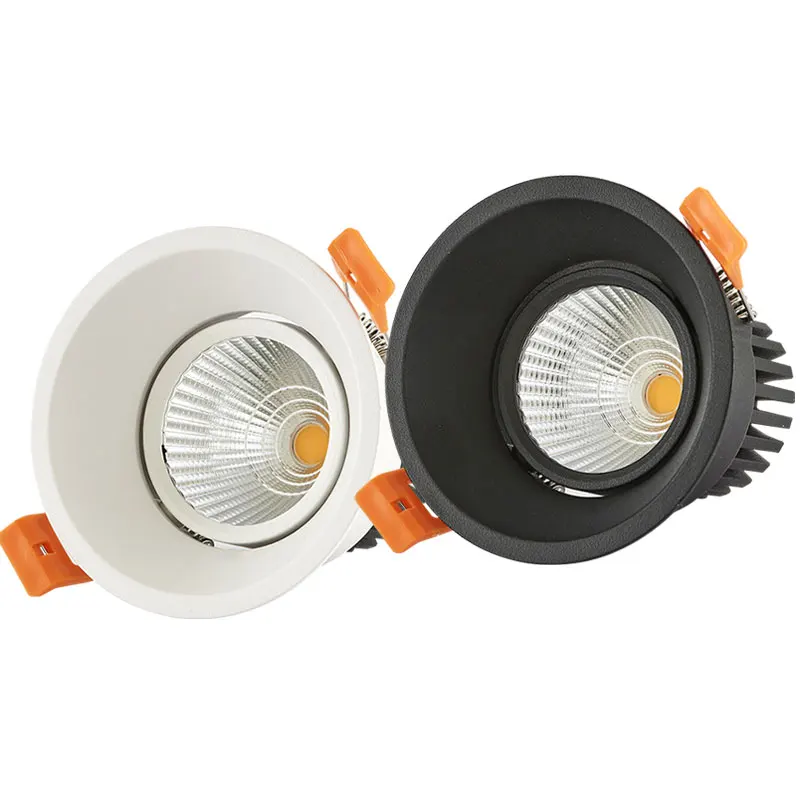 Dimmable LED Downlight Anti Glare 9W 12W 85-265V COB LED DownLights Dimmable Spot Recessed Down Light Bulb White Black body
Dimmable LED Downlight Anti Glare 9W 12W 85-265V COB LED DownLights Dimmable Spot Recessed Down Light Bulb White Black body