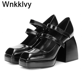 Chunky High heels single shoes for womem platform 2020 genuine leather square toe retro Mary Janes g pumps spring runway
Chunky High heels single shoes for womem platform 2020 genuine leather square toe retro Mary Janes g pumps spring runway