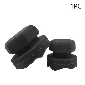 

Hex Grip Durable Handheld No Mess Care Accessories Wave Type Ergonomic Waxing Sponge Non Slip Tire Dressing Applicator Detailing