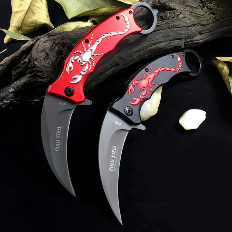 Scorpion Embossed All Steel Camping Warfare Sharp Knife High Hardness Tactical Folding Knife Outdoor Multi-function Survival
Scorpion Embossed All Steel Camping Warfare Sharp Knife High Hardness Tactical Folding Knife Outdoor Multi-function Survival
