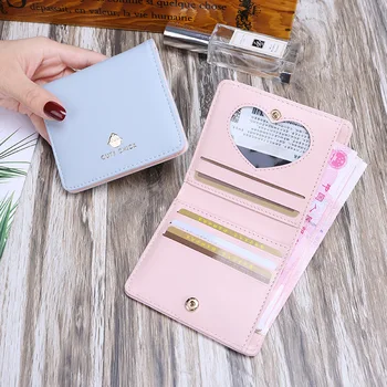 New Women's Wallet Women's Short Cute Small Fresh Female Students Two Fold Thin Small Wallet Wallet Coin Purse
New Women's Wallet Women's Short Cute Small Fresh Female Students Two Fold Thin Small Wallet Wallet Coin Purse