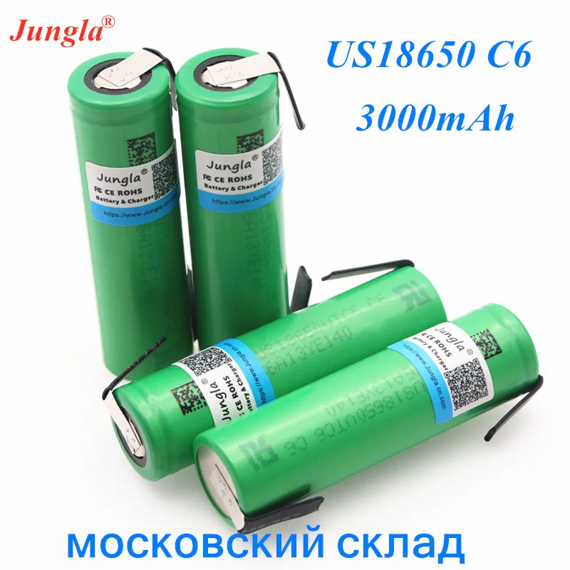 Original VTC6 3.7V 3000mAh 18650 Li-ion Battery 30A Discharge for US18650VTC6 Tools e-cigarette batteries+DIY Nickel sheets
Original VTC6 3.7V 3000mAh 18650 Li-ion Battery 30A Discharge for US18650VTC6 Tools e-cigarette batteries+DIY Nickel sheets