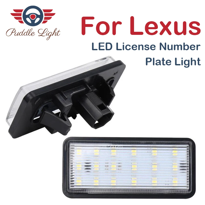 High Brightness LED License Number Plate Light White For Lexus LX470 LX570 GX470 Auto Car Styling Auto Accessories
High Brightness LED License Number Plate Light White For Lexus LX470 LX570 GX470 Auto Car Styling Auto Accessories