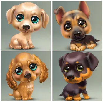 Full Diamond Embroidery 5D DIY Diamond Painting Cartoon big eye dog rhinestone decoration Diamond Cross Stitch Home Decor
Full Diamond Embroidery 5D DIY Diamond Painting Cartoon big eye dog rhinestone decoration Diamond Cross Stitch Home Decor