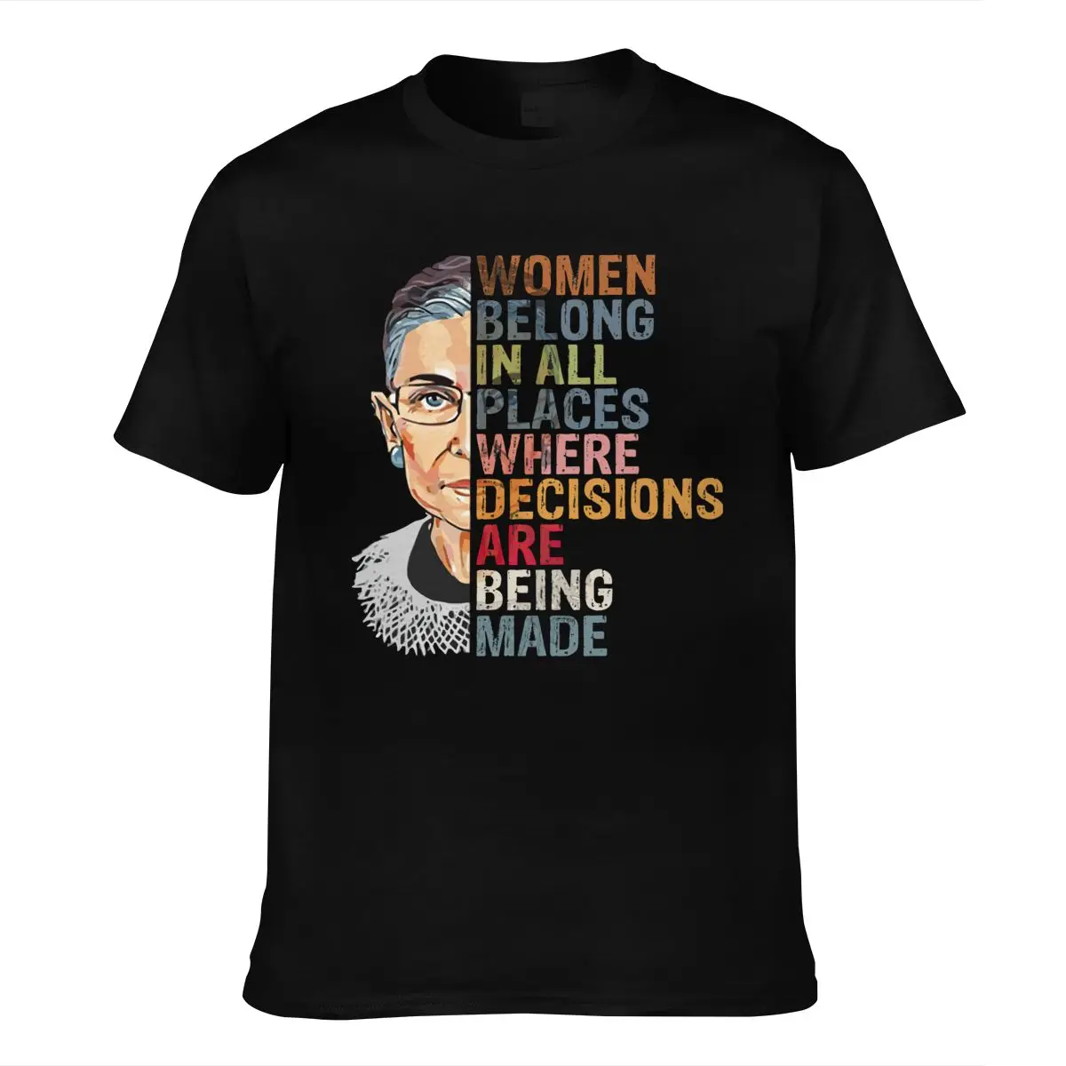 Rbg Ruth Bader Ginsburg T-Shirt Gift Women Belong In All Places Decisions Made Round Neck Tee Shirt
Rbg Ruth Bader Ginsburg T-Shirt Gift Women Belong In All Places Decisions Made Round Neck Tee Shirt