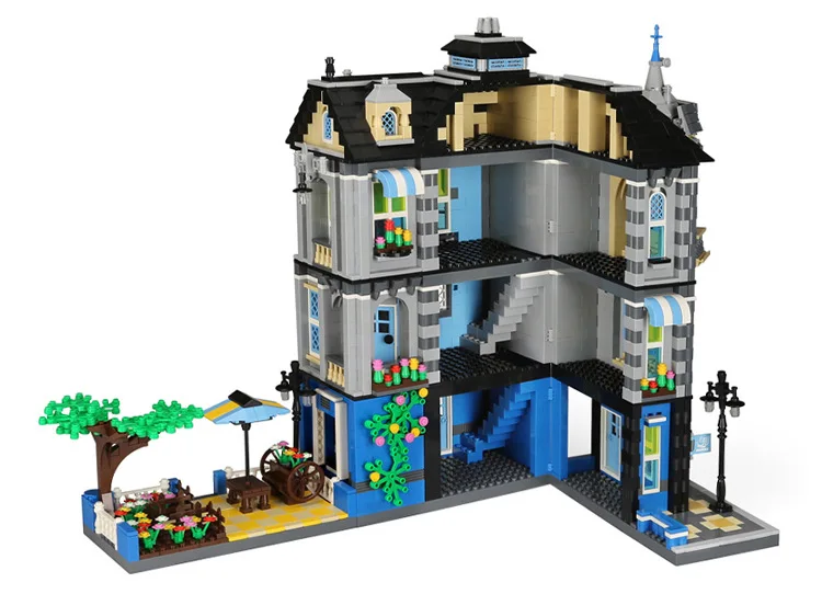 2313 Pcs building blocks Small particle building blocks Boy and girl educational toys Street view villa building blocks
2313 Pcs building blocks Small particle building blocks Boy and girl educational toys Street view villa building blocks