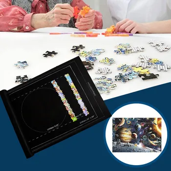 Felt Puzzle Mat Set Roll Type Storage Mat Jigroll Up to 2000 Pieces with Drawstring Storage Bag Learning Toys for Children
Felt Puzzle Mat Set Roll Type Storage Mat Jigroll Up to 2000 Pieces with Drawstring Storage Bag Learning Toys for Children