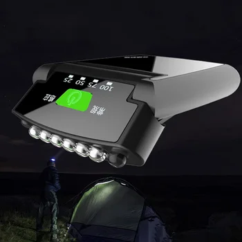 Night Fishing USB Rechargeable Camping Bright Sensor Outdoor Light Clip On Hat Cycling Waterproof Head Lamp Rotatable 6 Led 
Night Fishing USB Rechargeable Camping Bright Sensor Outdoor Light Clip On Hat Cycling Waterproof Head Lamp Rotatable 6 Led