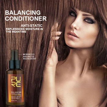 PURC Balancing Conditioner Hair Spray, Anti-Static, Replenishes Moisture, Morocco Argan Oil, Making Hair Pliant and Shiny 100ml
PURC Balancing Conditioner Hair Spray, Anti-Static, Replenishes Moisture, Morocco Argan Oil, Making Hair Pliant and Shiny 100ml