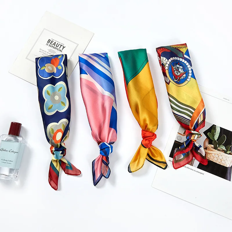 Luxury Brand Matagorda Silk Scarf Female Printed Small Square Scarves Neckerchief Ring Scarves for Women 53*53cm Hanky Accessory
Luxury Brand Matagorda Silk Scarf Female Printed Small Square Scarves Neckerchief Ring Scarves for Women 53*53cm Hanky Accessory
