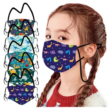 Mascarilla 5PCS Children's Kid's Dinosaurs Prints Washable Mask Strap Lanyard Mask Face Masks Reusable Washable masque Facemask 
Mascarilla 5PCS Children's Kid's Dinosaurs Prints Washable Mask Strap Lanyard Mask Face Masks Reusable Washable masque Facemask
