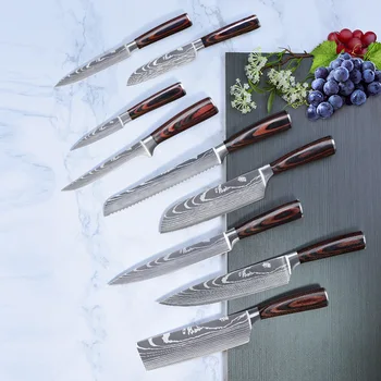 2020 High Quality Damask Grain Series Knife Set Chef Knife Set Knife Kitchen Accessories
2020 High Quality Damask Grain Series Knife Set Chef Knife Set Knife Kitchen Accessories
