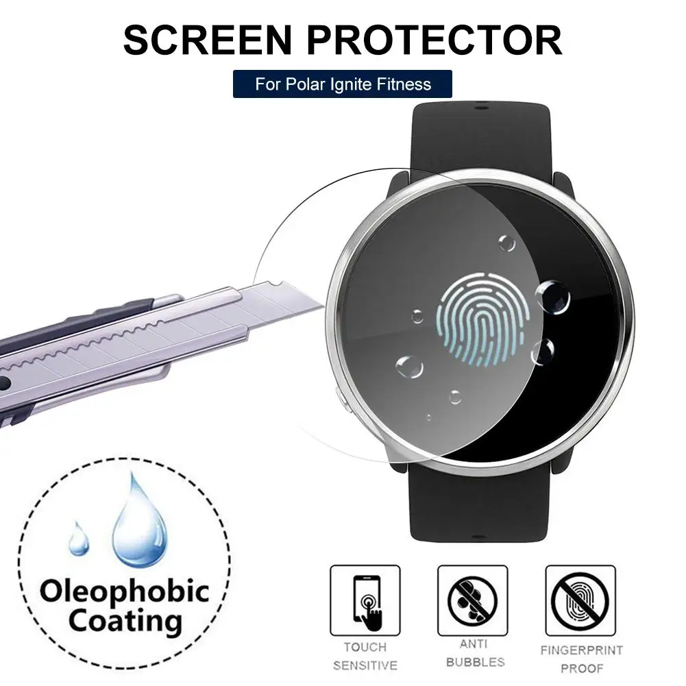 Smart Watch Tempered Film Tempered Glass Clear Replacement Protective Film For Polar Ignite Fitness Smart Watch Accessories
Smart Watch Tempered Film Tempered Glass Clear Replacement Protective Film For Polar Ignite Fitness Smart Watch Accessories