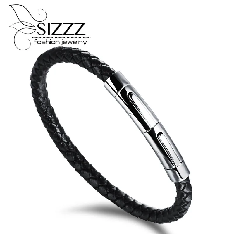 2019 21.5cm long 6mm wide Fashion recommended leather bracelet men's bracelet lengthened exquisite buckle
2019 21.5cm long 6mm wide Fashion recommended leather bracelet men's bracelet lengthened exquisite buckle