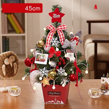 Tabletop Christmas Tree with Multicolored Lights Holly Berries Pine Cones Star Tree Topper & Ornaments for Best Holiday
Tabletop Christmas Tree with Multicolored Lights Holly Berries Pine Cones Star Tree Topper & Ornaments for Best Holiday