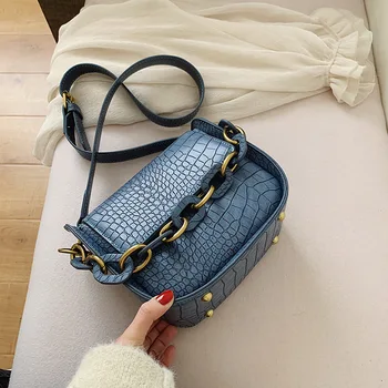 Brand Original Design Autumn And Winter Leisure Bag 2020 New Fashion Alligator Shoulder Bag
Brand Original Design Autumn And Winter Leisure Bag 2020 New Fashion Alligator Shoulder Bag