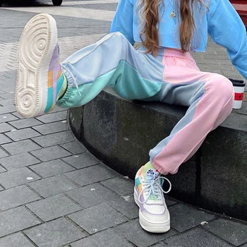 New Splice Colorful Jazz Practice Pants Hip Hop Outfits Rave Street Outfits Jogger Slacks Performance Costume Stage Wear BL4141
New Splice Colorful Jazz Practice Pants Hip Hop Outfits Rave Street Outfits Jogger Slacks Performance Costume Stage Wear BL4141