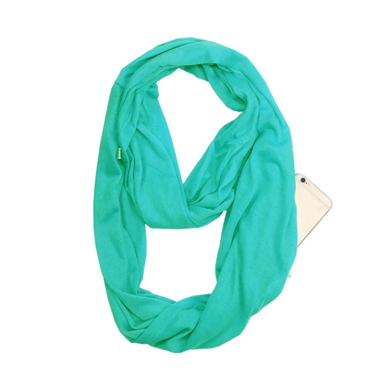 The Vault Infinity Scarf with Hidden Zip Pocket